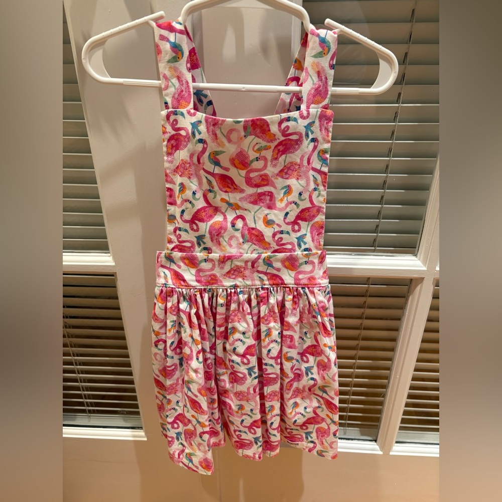Worthy Threads Flamingo Pinafore Dress